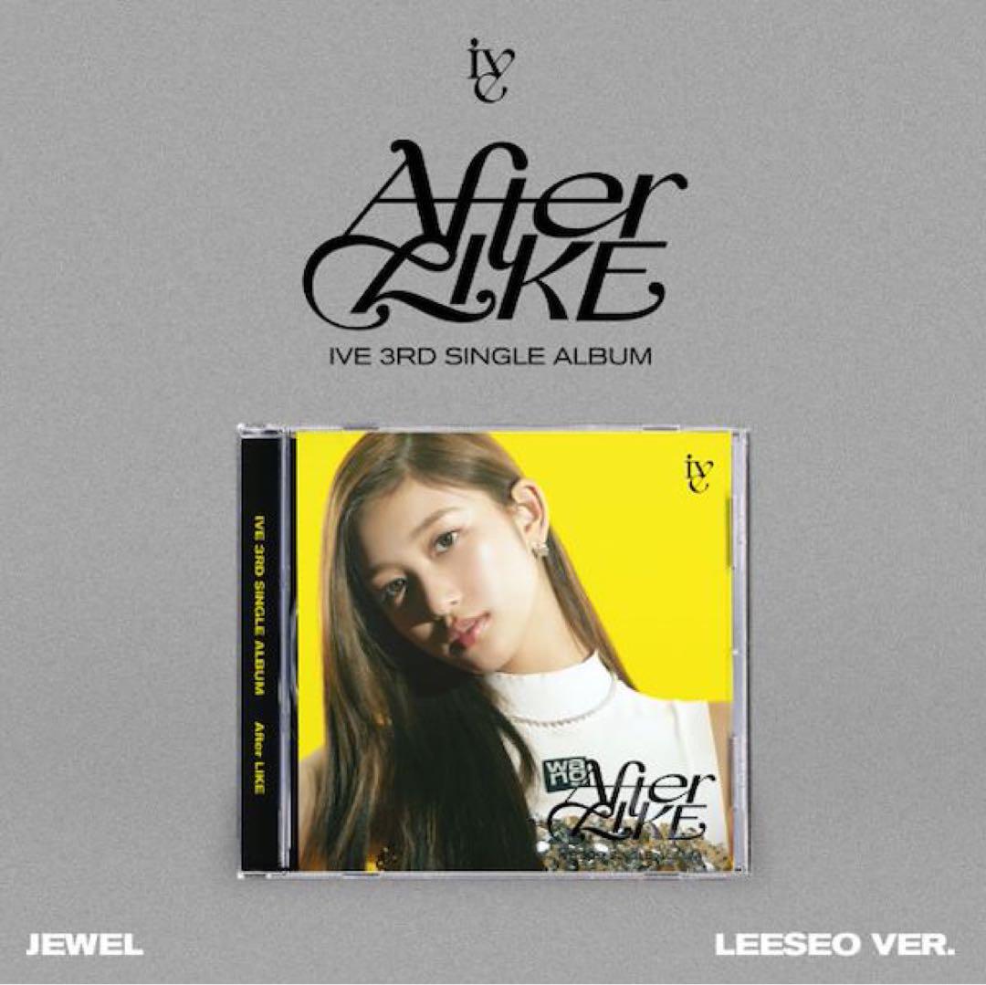 

[USED] IVE After Like / 3rd single Korea LEESEOver