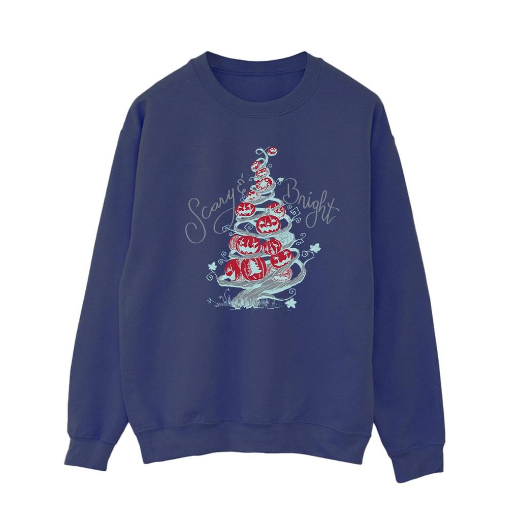 Disney Womens/Ladies The Nightmare Before Christmas Scary & Bright Sweatshirt