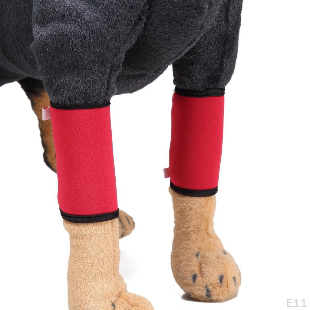 1 Pair Dog Leg Support Brace Canine Frongt Rear Hock , Compression Wrap / Injuries and Sprains Help