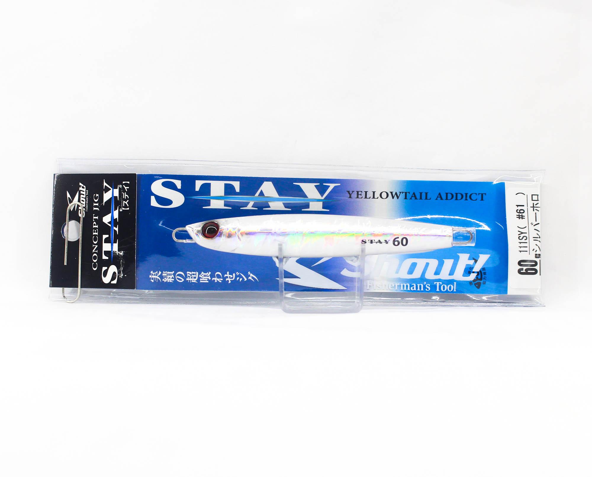 Shout 111-SY Metal Jig Stay 60 grams #61 (6588)