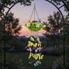 Waterproof Design Solar Butterfly Lamp Butterfly Decoration Solar Powered Solar Vine Lamp Vine Style Artificial Plant