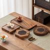 MULTIPOTENT Walnut Solid Wood Square Tea Tray
