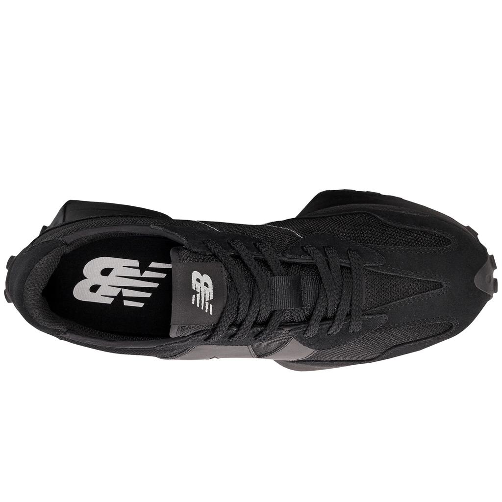 Herren Sneaker New Balance 327 Sportschuhe schwarz Leder (MS327CTB) 46.5