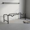 Steel Dumbbell Rack Home HeavyDuty Fitness Equipment Rubber Pad