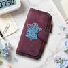 Vintage Printed Long Wallet Fashion Portable Large Capacity Casual Credit Card Holder for Daily Use