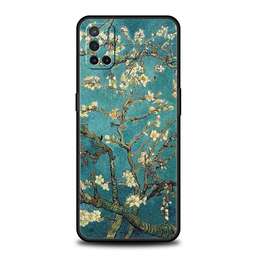 

Mona Lisa Van gogh Oil Art Phone Case For OnePlus 10 9 Pro 9T 10R 9R 9RT 8T 8 7 6T 7T Nord 2T CE 2 5G N200 N10 N100 Black Cover Nord CE 2 5G