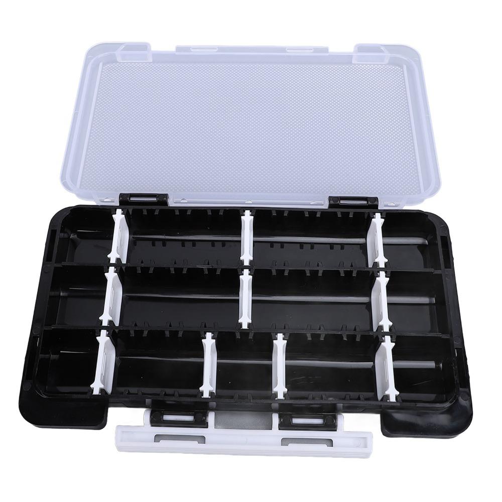 Waterproof Fishing Bait Box Removable Dividers Fishing Storage Case Lure Storage Box Hooks Storage
