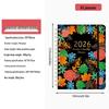 2026 English Student Weekly A5 Planner Coil Notebook