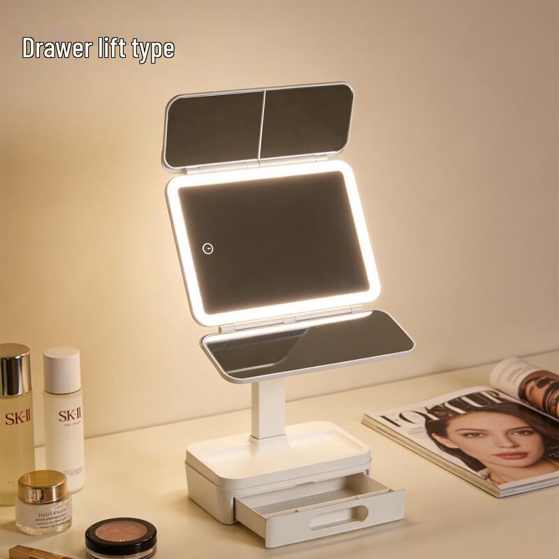 OENY Foldable LED Lighted Makeup Mirror