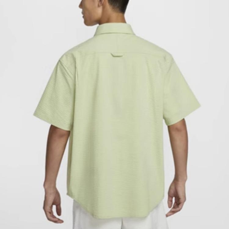 Nike Shirts Men's Green Lapel Moderate Other FN3223-371