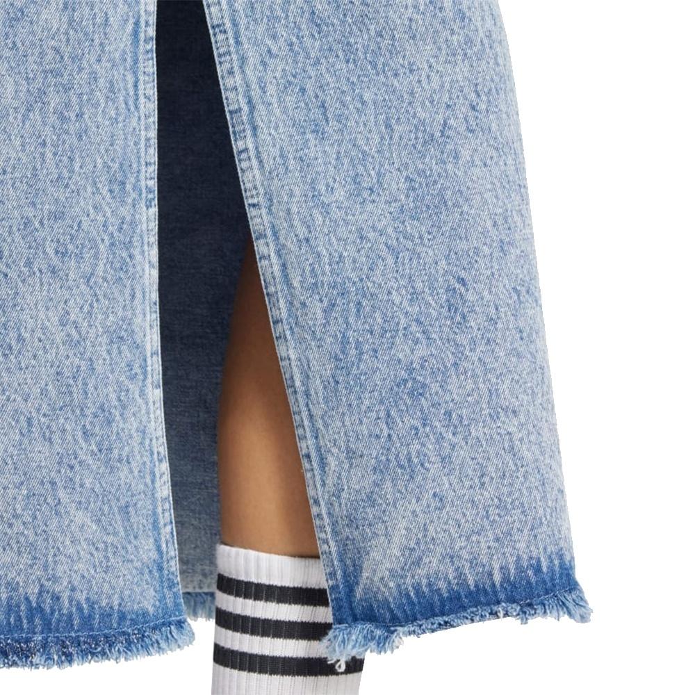 Adidas x KSENIA SCHNIDER Denim Long Skirt Women's Light Blue IW5665