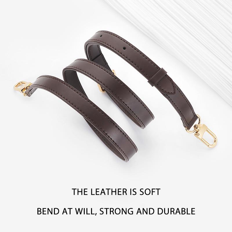 EverToner Dark Brown Handbag Leather Strap For L- Spee-dy 20/25/30 Bag Crossbody Bag Accessories