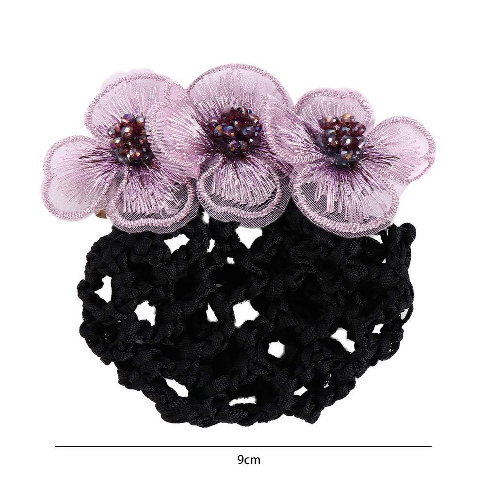 Nurses Back Of The Head Hair Accessories Korean Style Headdress Women Hairpin Bow Bun Net Snood
