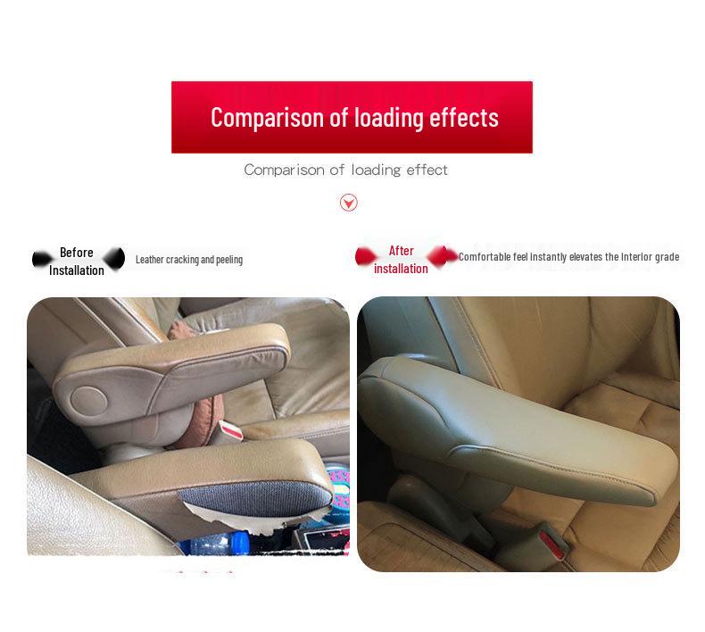 Leather Armrest Cover for 07-09 Honda CRV Rear Seat