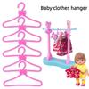 Premium Plastic Clothes Hanger 30cm Height Stylish Pink Bow Pack Of 10
