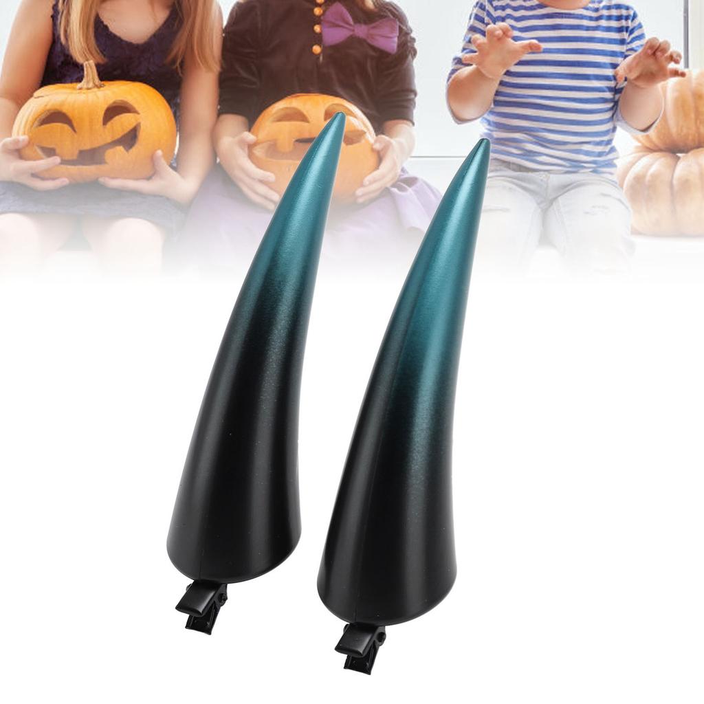 Horns Hairpin Lightweight Safe Lifelike Horns Hair Clips for Halloween Party Cosplay Makeup Theme
