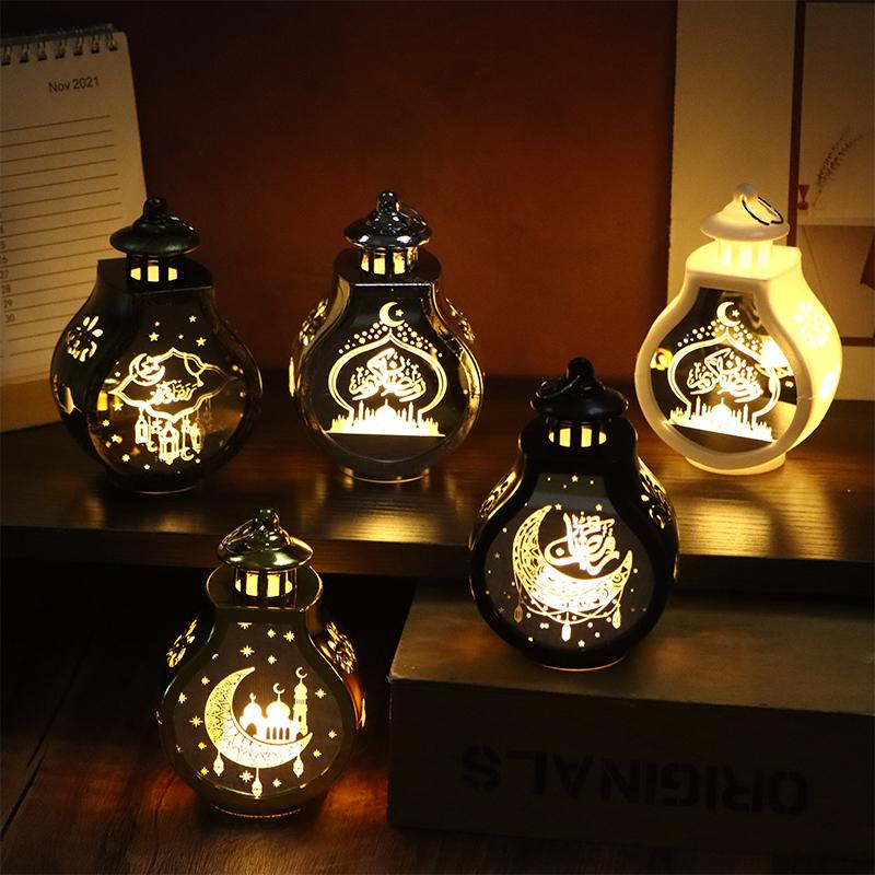 2026 Ramadan Decoration Led Lantern Light Eid Mubarak Star Moon Castle Lights Eid Mubarak For Ramadan Kareem Home Decor