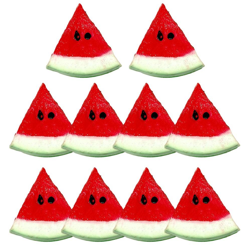 

Реквизит для фотосъемки Силиконовые ломтики фруктов Имитация ломтиков арбуза