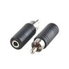 Connector 3.5 Mm To RCA Adapter 3.5mm Female Jack RCA To 3.5mm Adapter RCA Male Plug Audio Adapter