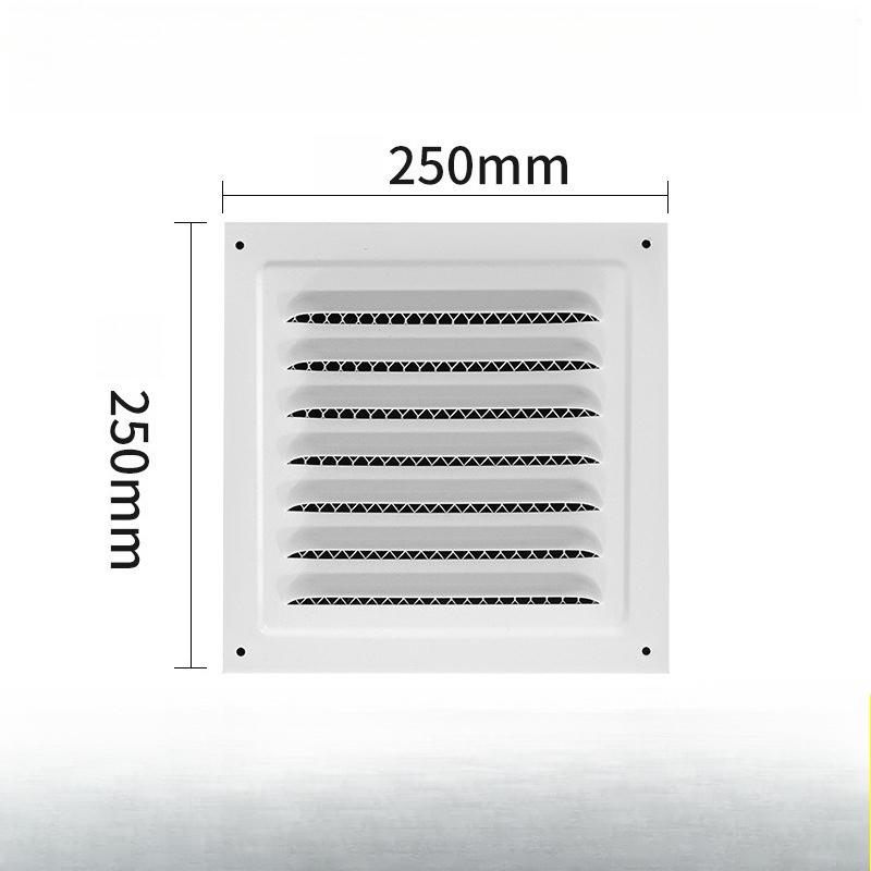 Square Ventilation Grille Return Grille With Protective Grille HVAC Electric Box Heat Dissipation Louver Panel Replace