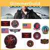 Patches Top Gun de Qualidade Superior para Esquadrão de Caça da Marinha para Jaquetas, Coletes e Mais