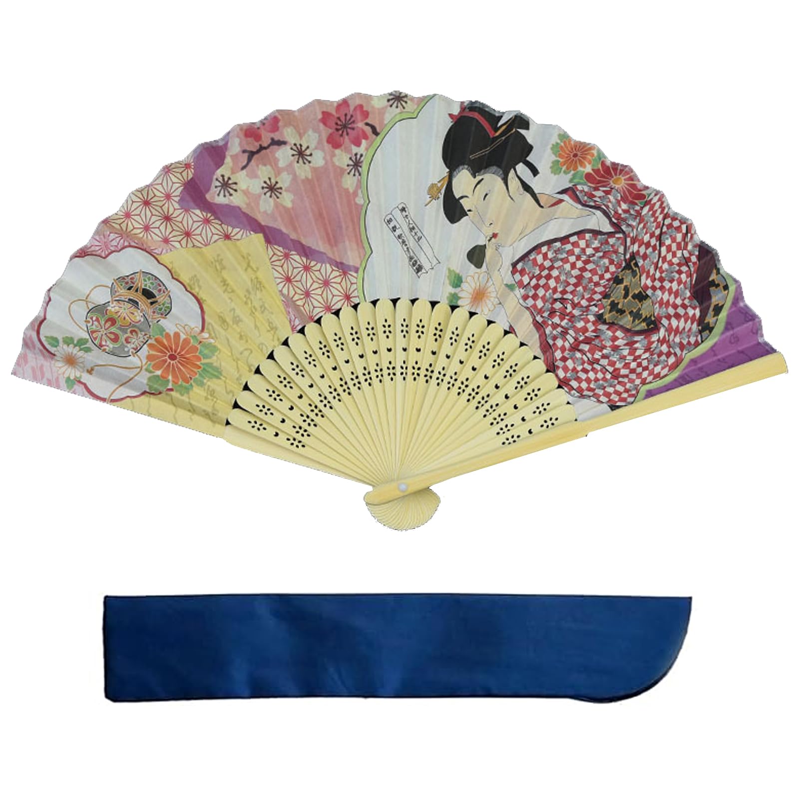 

Silk Fan for Men and Lightweight Bamboo Bamboo Craft Japanese Style Accessory [YINKE] Women, Frame, High-Quality Silk, Fan, Fan, Stylish, Gentleman s