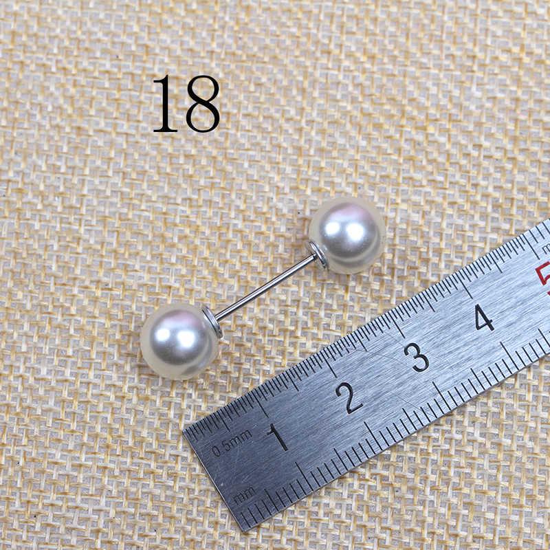 

Аксессуары для манжет, универсальная игла, двусторонняя булавка с прорезями, жемчужная брошь-мутиара A18 белый