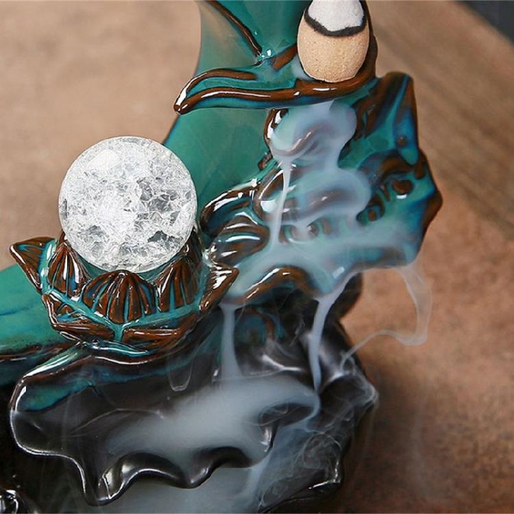 Waterfall Incenses Holder Backflow Ceramic Incenses Burners Porcelains Censer Incenses Stick Stand