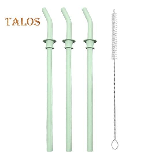 3Pcs Straw Replacement Set for Hydro Flask Tumbler Long Cleaning Brush BPA Free Food-Grade Straw for Hydroflask Travel Mug