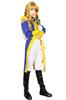 The Rose of Versailles Oscar Military Uniform Captain of the Guard Cosplay Costume [NOOLOR] (L, Blue)