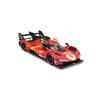 Bburago 1/24 Scale Diecast Model Car of the Ferrari 499P 3.0L Turbo V6 Team Ferrari AF Corse #51, 2023 Le Mans Winner, 18-26309