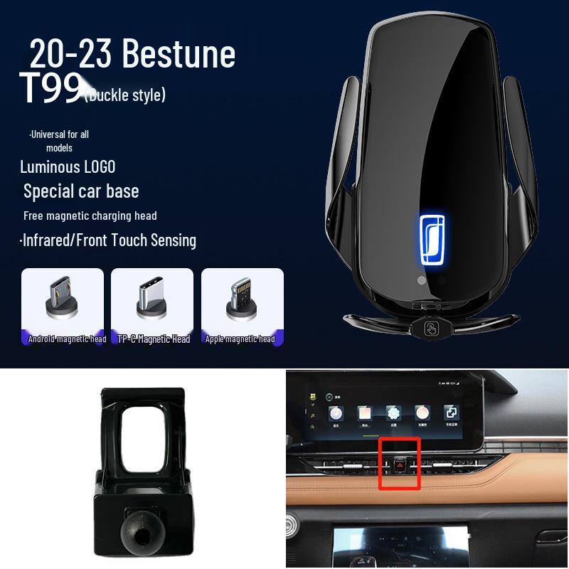 Magnetic Wireless Fast Charging Car Phone Holder for Besturn B50/B30/X40/T99/T55