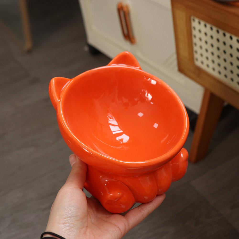 Cervical Drinking Eating Cat Food Bowl Pet Supplies Pet Feeding Bowl Water Feeder Container
