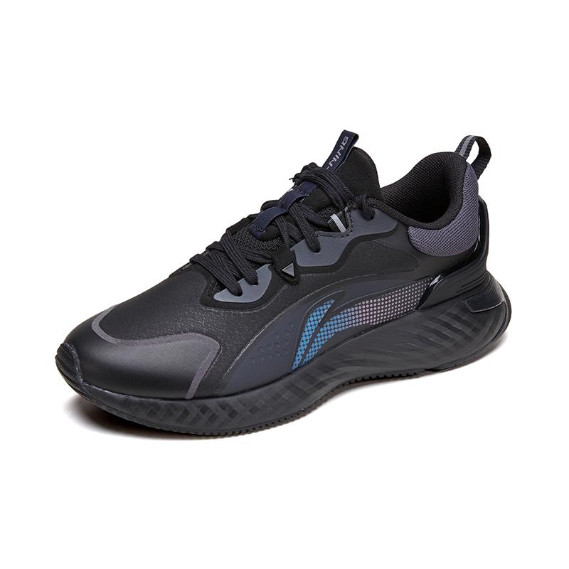 Li-Ning Fashionable Comfortable Versatile Durable Lightweight Rebound Low-Top Casual Shoes Women Sneaker Black AGLU306-2