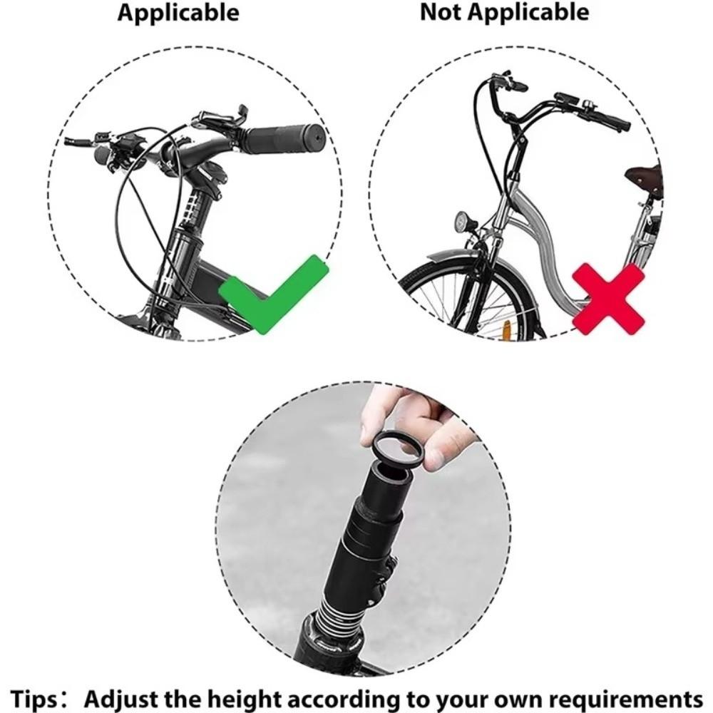 Durable Bicycle Seatpost Aluminum Zinc Zinc Alloy Bike Fork Extender Bike Seat Post Seat Tube MTB