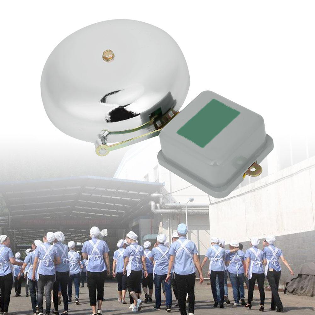 Electric Bell NonSparking External Beat Type Stainless Steel School Bells 150mm AC220V