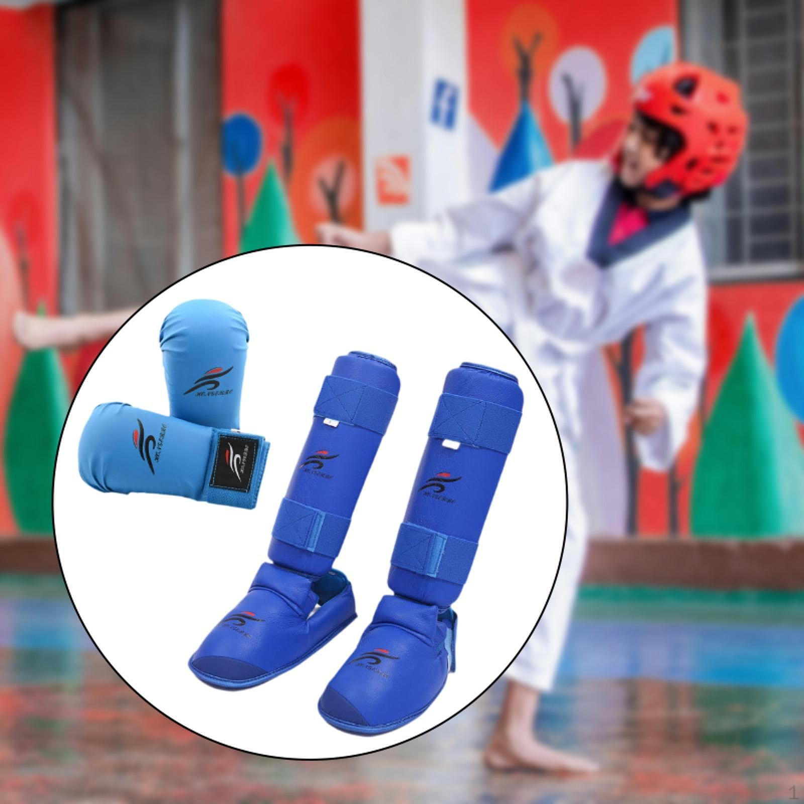 

Аксессуары для спарринга по каратэ Удобная защита голени для тренировок Тренировочное оборудование Перчатки для боксерских перчаток L