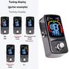 Digital Guitar Pedal Tuner LCD Display Metal Cover Chromatic Guitar Tuner Pedal Effect for Guitar Bass Musicians