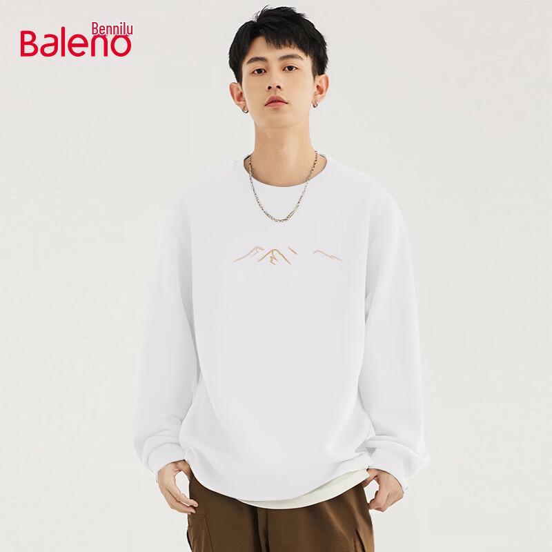 

Baleno Men s Casual Oversized Crewneck Graphic Sweatshirt XL