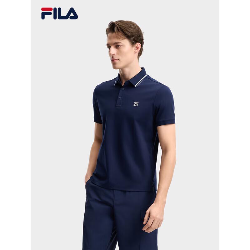 FILA Men s Elite Knit Short-Sleeve Polo Shirt L