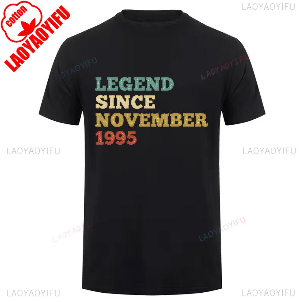 1995 The Year Vintage Cotton T Shirt Retro 90s Style Summer Short Sleeve Relaxed Fit Unisex Round Neck Tee Breathable Tops