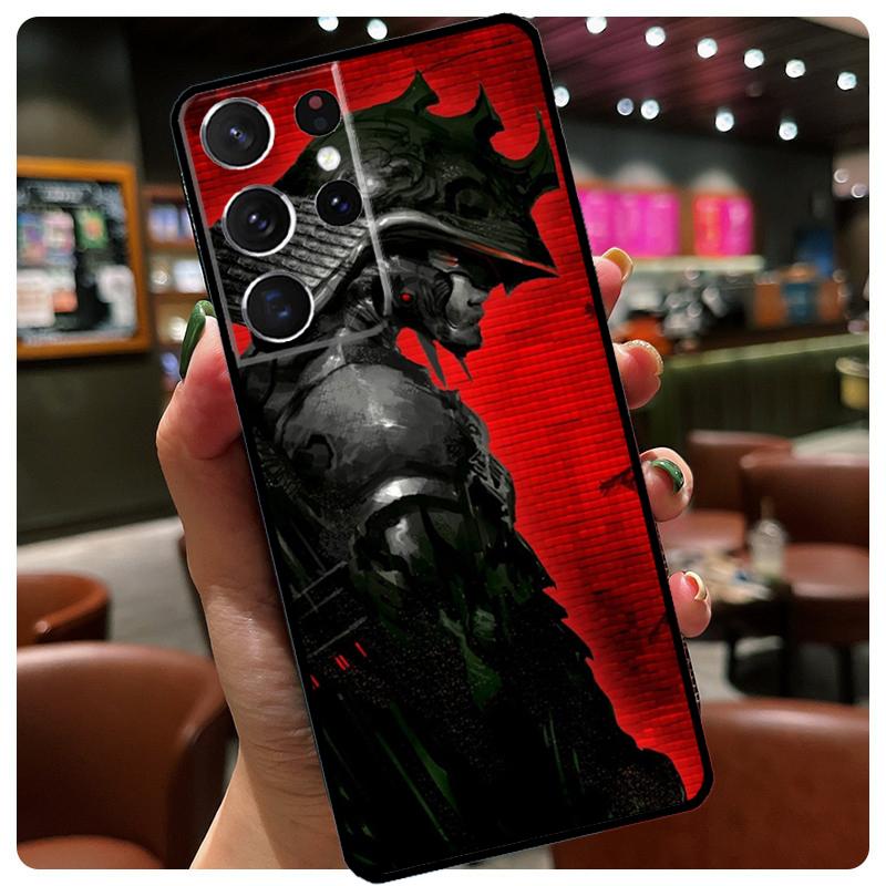 Japan Samurai Ninja Case For Samsung Galaxy S23 S20 FE S21 Ultra S8 S9 S10 Note 10 Plus Note 20 S22 Ultra Cover