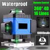 4D 16 Lines Laser Level Green Laser Self-Leveling 360 Horizontal And Vertical Cross Super Powerful Green Beam Level Level
