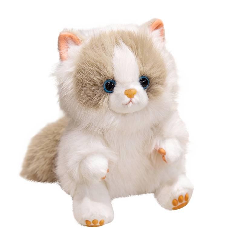 Luxury Scented Siamese Cat Pendant Plush Toy - Realistic Figurine and Cute Gift for Kids