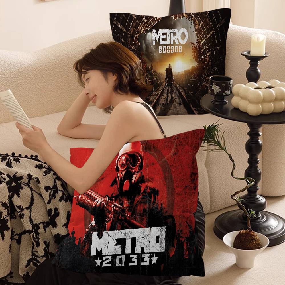 M-Metro 2033 Personalized Pillow Cover Kids Bedroom Wild Party Decor Pillowcase kid Birthday shower Gift