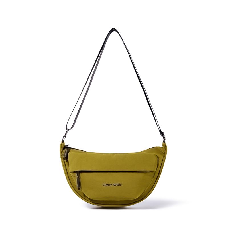 Water-repellent Multi-layer Women's Dumpling Bag Solid Color Shoulder Bag