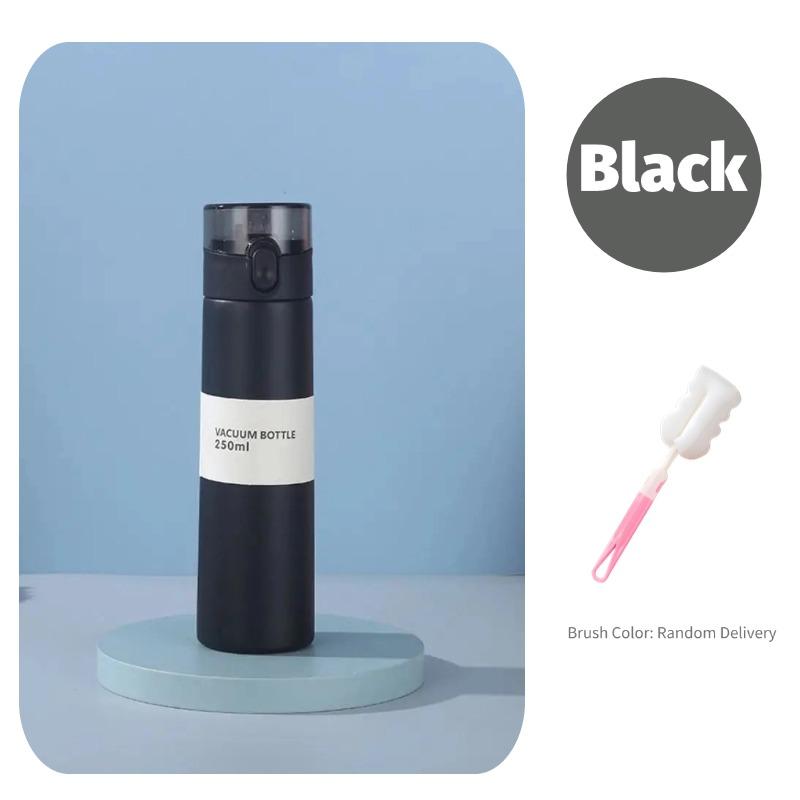 150/250ml Stainless Steel Thermal Water Bottle With Straw Mini Thermos Cup for Tea Coffee Mug Travel Vacuum Flasks Insulated Cup