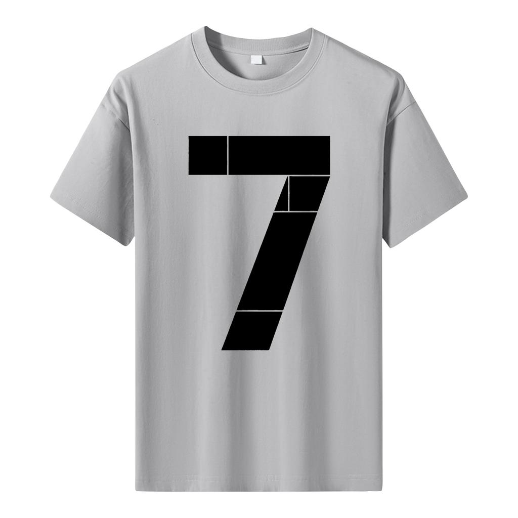 Camiseta de Manga Corta Estampada para Hombre Top Holgado Casual de Manga Corta para Hombre