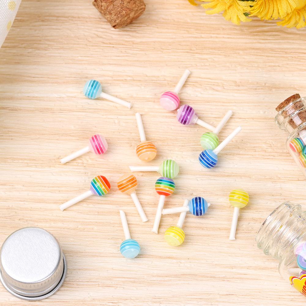 Doll House DIY Accessories Candy Box Lollipops With Jar Simulation Sugar Dollhouse Miniature Food