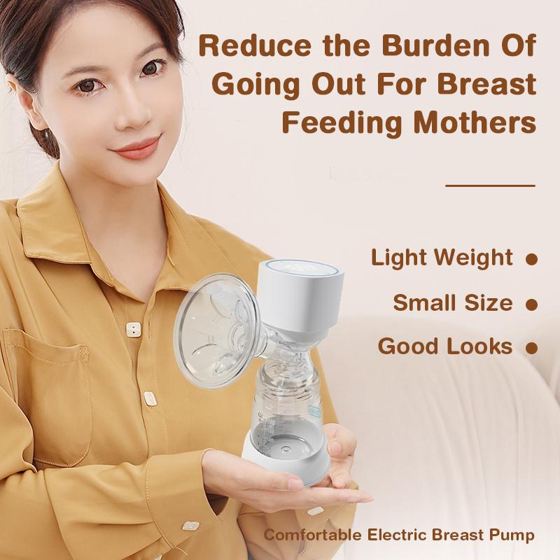 Dr.isla Elektrisk Bröstpump Handsfree 1400mAh Elektrisk Bröstpump BPA-fri Smärtfri Mjölkuppsamlare för Amning